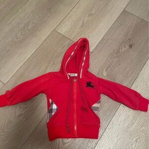Burberry zip up hoody